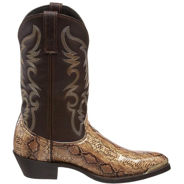Botas Vaqueras Occidentales Para Hombre, Botas Altas Bordadas, Zapatos De OtoñO MáS Nuevos De 2024, Botas De Caballero, Botas De Pareja Ligeras De Talla Grande 38-48 46 Oro-image
