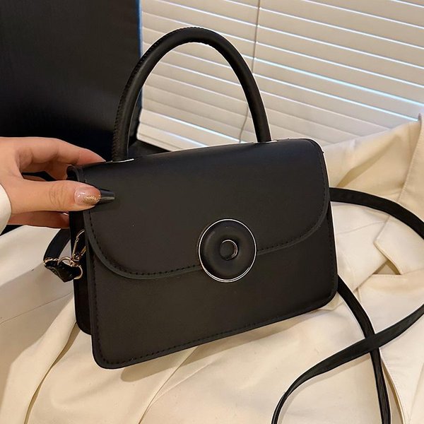 Bolsos De Moda Para Mujer Nuevos Bolsos Cruzados De Moda Para Mujer Ins Nicho VersáTil Bolsos De Mano De Un Hombro Para Mujer Black-image