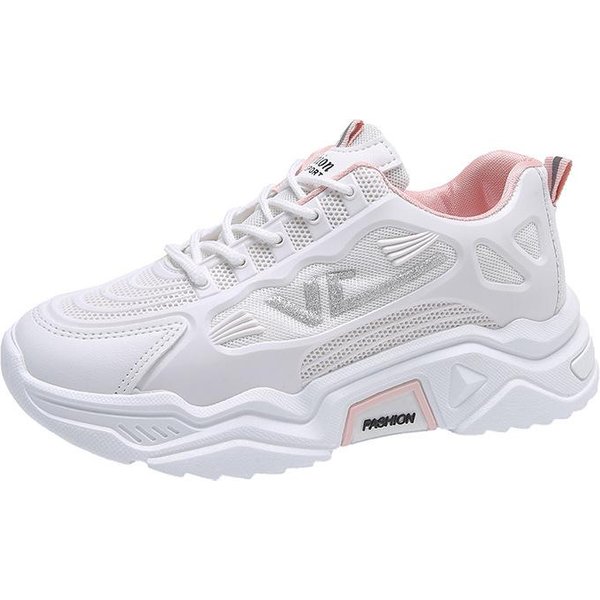 Zapatos De Papá Zapatos Deportivos De Malla Para Estudiantes Nuevos De Primavera Para NiñOs Zapatos Casuales VersáTiles Para Mujer 40 Color Rosa-image