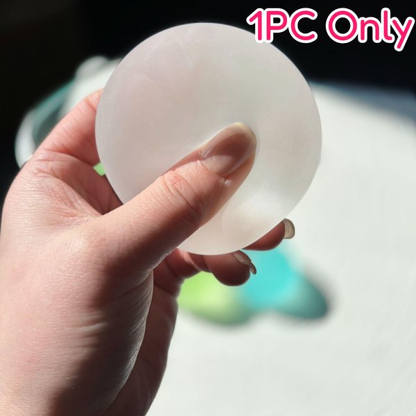Kokosowy Olej Powolny PowróT RęCznie Robiona PiłEczka Squishy, Kreatywna Zabawka Fidget Do ŚCiskania OdstresowująCa, Lecznicza Zabawka Sensoryczna-image