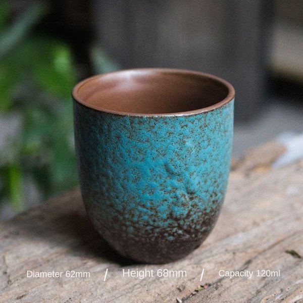 Horno Cambia CeráMica Rugosa Japonesa Taza Maestra Para El Hogar Taza Individual Taza De Té De DegustacióN Taza De Té Creativa De Personalidad Grande Tazas De Té Kung Fu-image