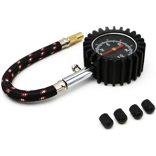 0 ~ 100PSI WskaźNik CiśNienia W Oponach Samochodowych Miernik CiśNienia W Oponach WskaźNik Opon Miernik CiśNienia W Oponach-image