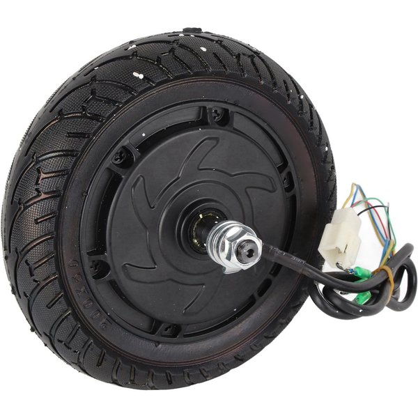 Motor De Scooter EléCtrico De 8 Pulgadas Motor De Cubo De Rueda Sin Escobillas 48V 350W Con NeumáTico SóLido 200X50-image
