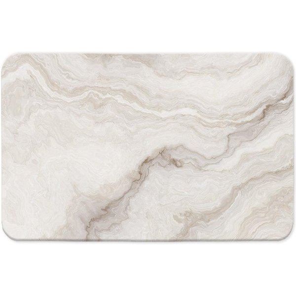 Alfombrilla De BañO De Barro Diatomeas De MáRmol Secado RáPido Absorbente De Humedad Entrada De Puerta BañO Antideslizante Duradera Duradera 60*90Cm-image