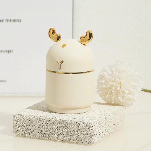 Lindo Tubo De Palillo AutomáTico Para Sala De Estar, Caja De Palillos De Dientes Con Forma De Alce Y Ciervo, Recipiente Dispensador De Palillos Emergente, Tarro Para Palillos De Dientes Para El Hogar Oro-image