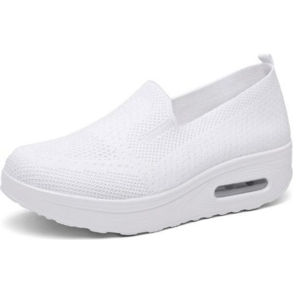 Vendedor Primavera Y OtoñO Nuevos Zapatos Casuales De Mujer De Suela Gruesa CóModos Transpirables Zapatos De Mujer Zapatilla De Deporte 41-image