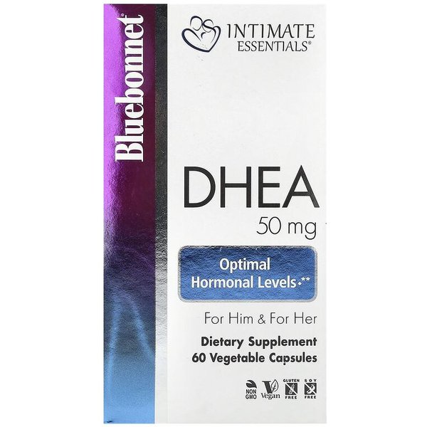 Intimate Essentials®, Dhea, Para ÉL Y Para Ella, 50 Mg, 60 CáPsulas Vegetales-image