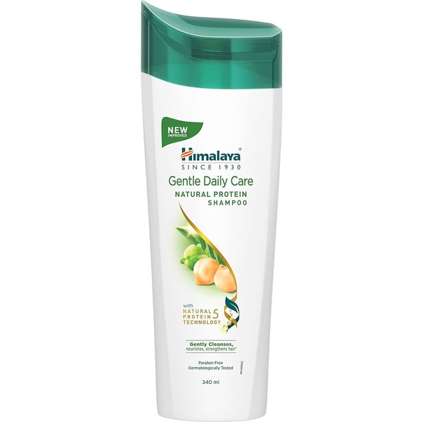 Himalaya Delikatna Codzienna PielęGnacja Naturalny Szampon Proteinowy Do MięKkich GłAdkich WłOsóW, Redukuje Wypadanie WłOsóW, OdżYwczy Szampon Dla MężCzyzn I Kobiet, 340 Ml-image