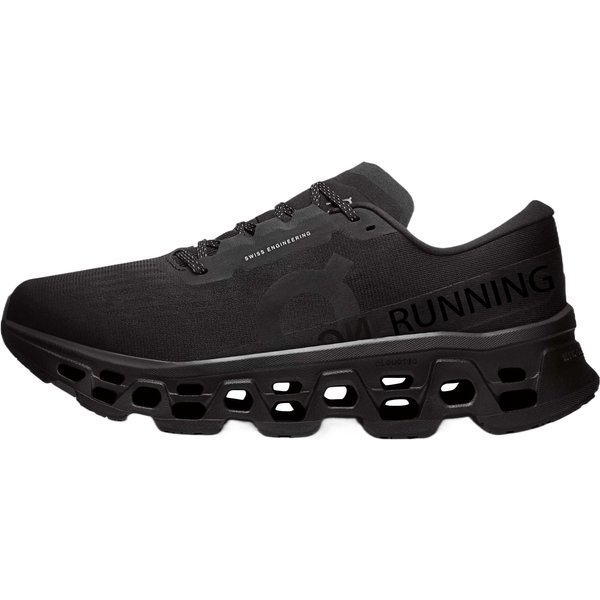 ON Cloudmster 3 Szerokie Dopasowanie Gruba Podeszwa AmortyzująCe OddychająCe Niskie Buty Do Biegania MęSkie Sneakersy 3MG10931043 42 Black-image