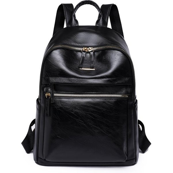 Mochila Para Mujer Estilo Nuevo Simple Y De Moda Retro Europeo Y Americano Gran Capacidad Mochila Casual Para Mujer Tendencia-image