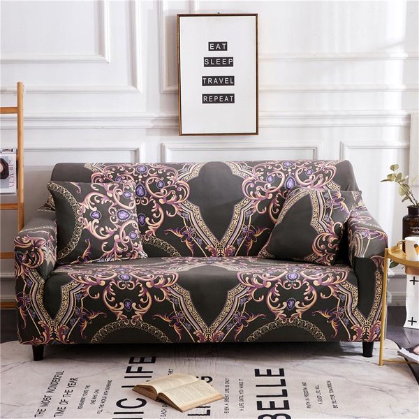 Funda De Sofá EláStica De Spandex Para Sala De Estar Ajuste CeñIdo Todo Incluido Funda De Sofá Seccional Muebles Funda De Sofá 1/2/3/4 Plazas 1-Seat 90-140Cm-image