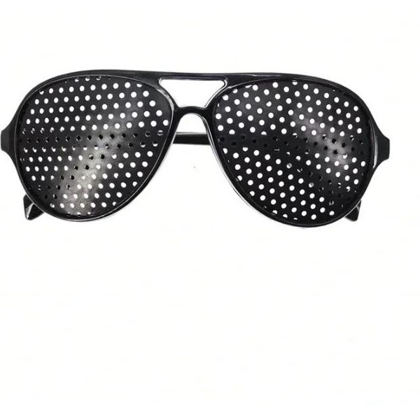 Gafas Anti-MiopíA Astigmatismo CorreccióN De La VisióN Fatiga Gafas De Sol Pin Hole Con Agujeros Para Hombres Mujeres Mejora De La Vista-image