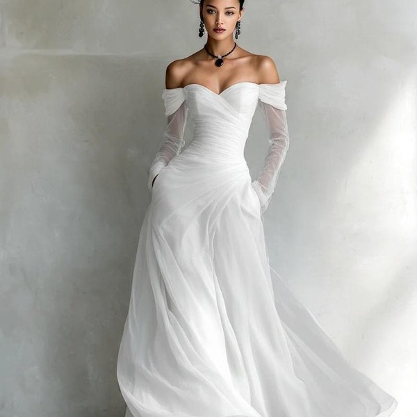 Vestido Largo Maxi Elegante De Malla Transparente Sin Tirantes De Cintura Alta Para Mujer Formal CóCtel Boda Fiesta De Noche Baile De GraduacióN 2XL Gray-image