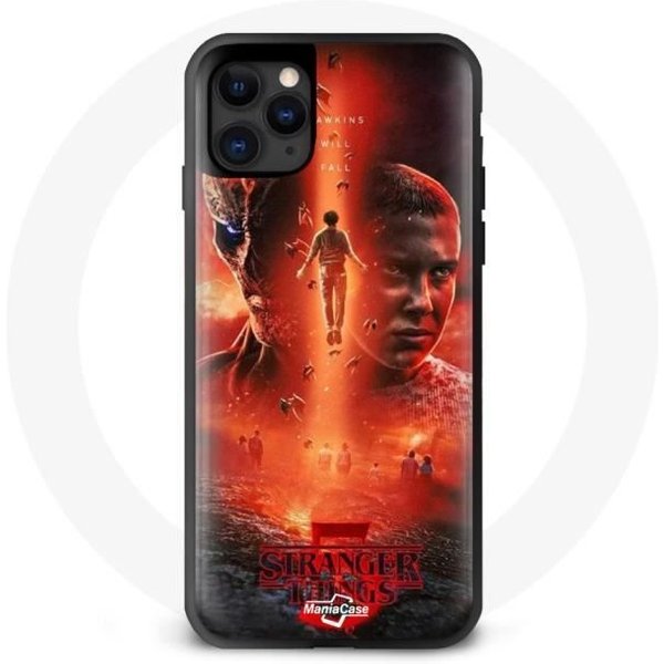Funda - Maniacase - Iphone 12 - RíGida - Negro - Stranger Things Temporada 5-image