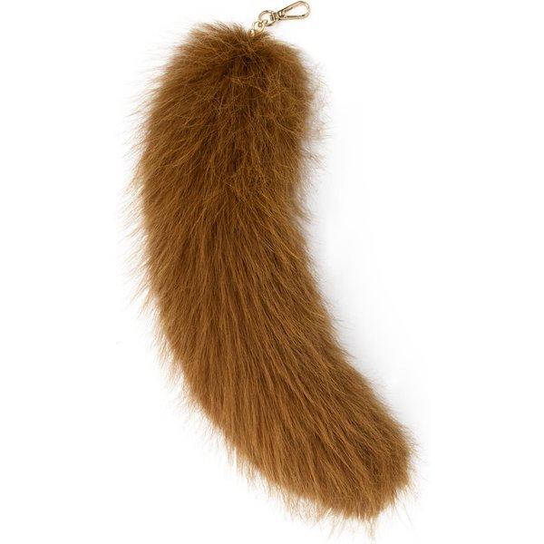 Brelok Z Sztucznego Futra Ogon ZwierzęCy Puszysty Ogon Kota Lisa Wilka Akcesoria Do Kostiumu Cosplay One Size-image