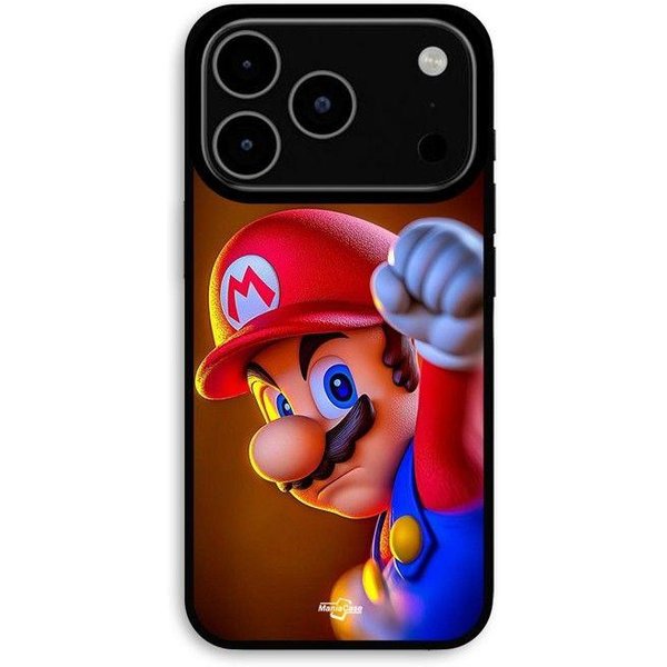 Funda Para Iphone 17 Pro Max Super Mario Poder Maniacase Negro-image