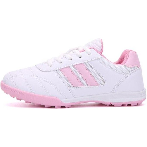 Nowe DziecięCe Buty PiłKarskie OddychająCe DziewczęCe Buty PiłKarskie Sznurowane ChłOpięCe Buty PiłKarskie Na Murawę AntypośLizgowe Buty Treningowe 33-image