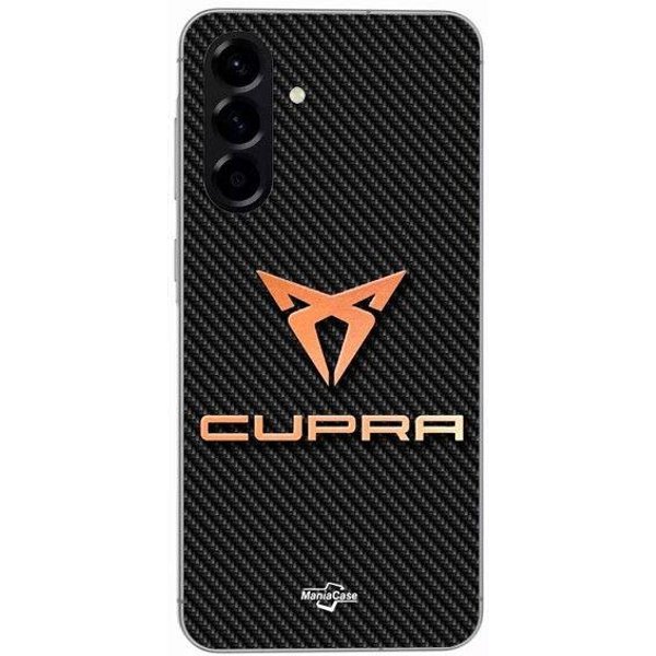 Funda - Maniacase - Samsung Galaxy A26 - Silicona - Flexible - Carbono Negro-image