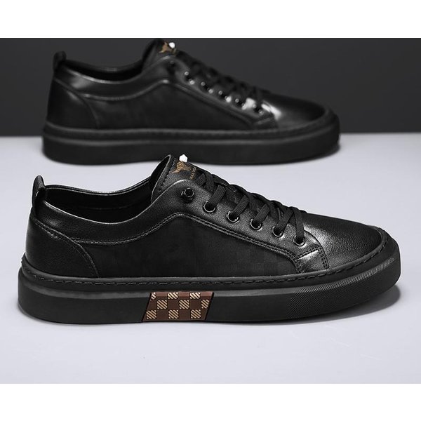 Zapatos Casuales Mocasines Zapatillas De Cuero BritáNico Zapatos Planos Zapatos CláSicos De Cuero Para Hombre Primavera Verano Nuevo Trendy Combinable Plataforma 44-image