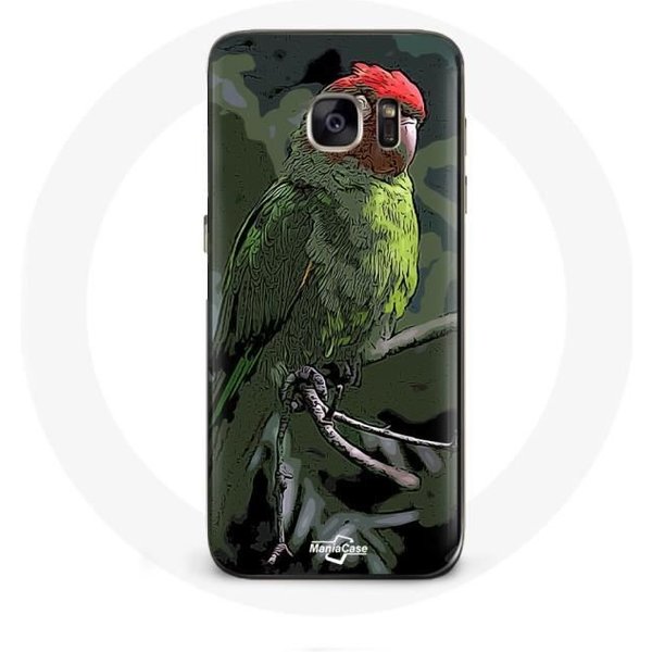 Funda Samsung Galaxy S7 Pionus Loro Rojo Verde-image