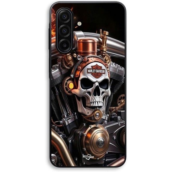 Coque Pour Samsung Galaxy A57 Harley Davidson TêTe De Mort MéCanique Maniacase Negro-image