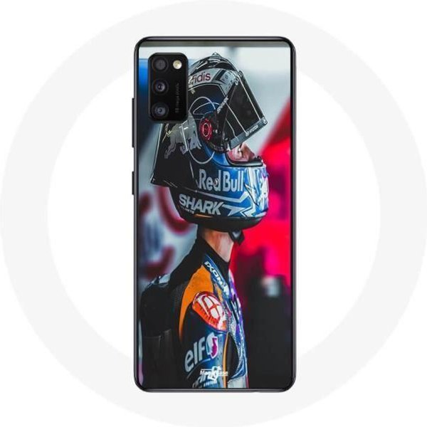 Funda - Maniacase - Samsung Galaxy A41 - Miguel Oliveira Moto GP - Flexible - Negra Negro-image