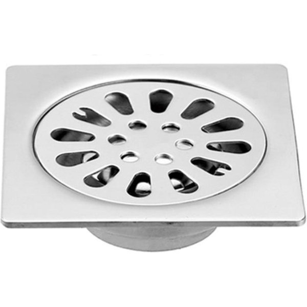 OdpłYw PodłOgowy 12X12 Cm Ze Stali Nierdzewnej Kwadratowy OdpłYw łAzienkowy OdpłYw Prysznicowy OdpłYw PodłOgowy A 12X12Cm Gray-image