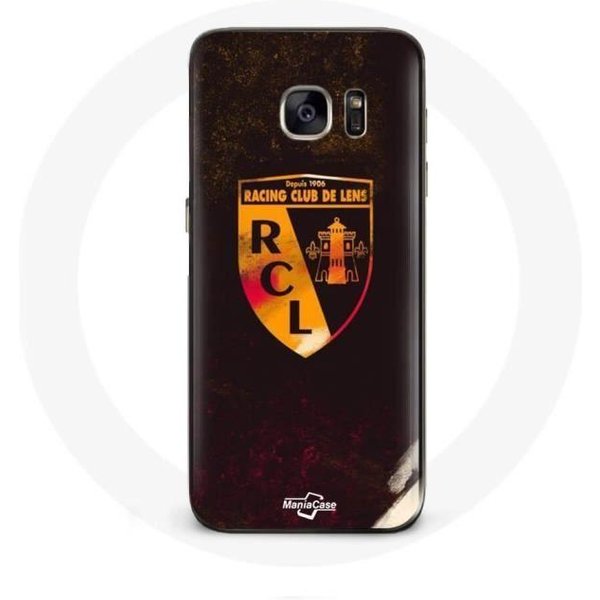 Funda - Maniacase - Samsung Galaxy S7 - Flexible - Negra - Rcl Lente Naranja Fondo Negro Negro-image