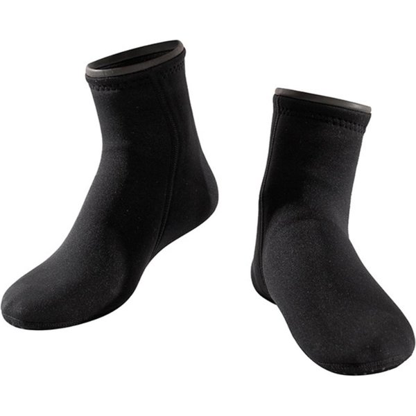 1 Para Neoprenowych Skarpet 3Mm Unisex Skarpety Do Nurkowania Termiczne AntypośLizgowe Skarpety PlażOwe Do Nurkowania PłYwania Snorkelingu Czarny-image