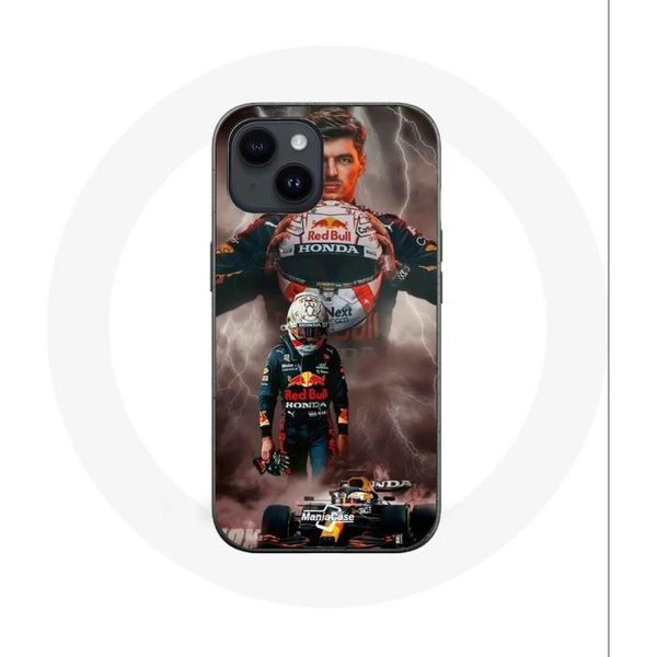Funda Para Iphone 14 Plus - Maniacase - FóRmula 1 - Max Verstappen - Flexible - Negro-image