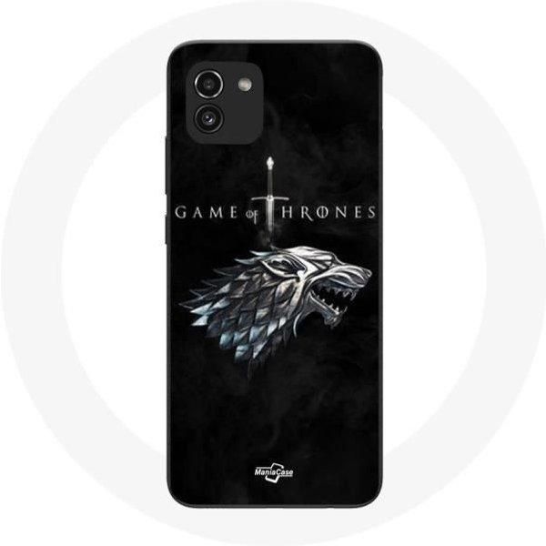 Funda Para Samsung Galaxy A03 Juego De Tronos Temporada 8 El Trono De Hierro La Casa Stark Logo El Invierno Se Acerca-image