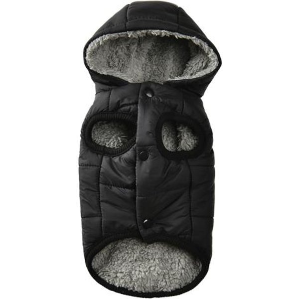 Bluza Termiczna Dla Psa Z Podszewką Z Polaru, Kurtka Dla Psa Z Kapturem, Zapinana Na Guziki, CiepłY Zimowy PłAszcz Dla SzczeniąT Dla MałYch I śRednich PsóW M-image