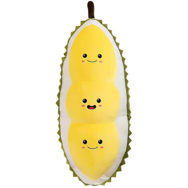 Puszysta Kolekcja Poduszek Do Przytulania Durian MięKka Owocowa Poduszka Pluszowa Durian 30 Cm UspokajająCa Pluszowa Zabawka Durian Prezenty ŚWiąTeczne Dla Dzieci-image