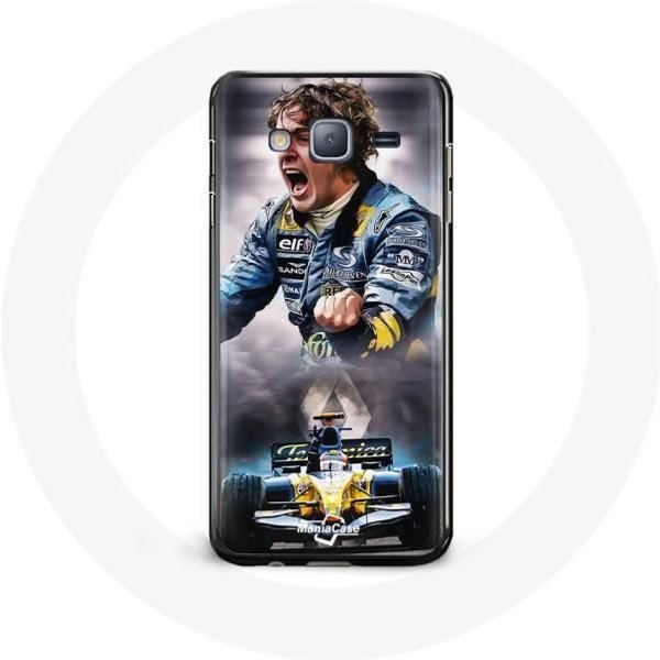 Funda Para Samsung Galaxy J3 FóRmula 1 Fernando Alonso Piloto F1-image