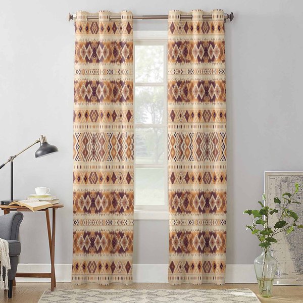 Geometryczne Maroko Retro ZasłOny Okienne Do Salonu Luksusowa ZasłOna Do Sypialni ŻAluzje Kuchenne Draperie ZasłOny 135W X 135H(Cm) X1-image