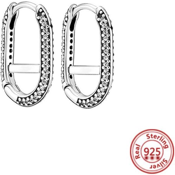 Nuevos Pendientes Me De Plata De Ley 925 Conector Redondo Enlace Ojo Mariposa Abalorios Ajuste Pulsera ME Original JoyeríA DIY Regalo White-image