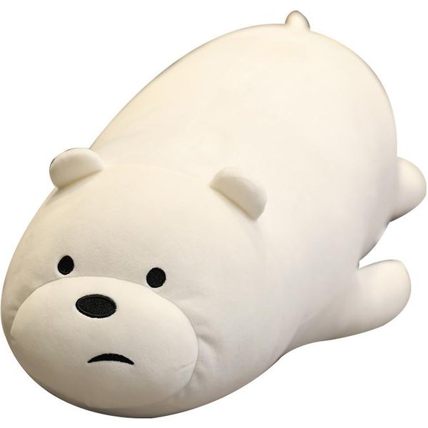Lindos Peluches De Dibujos Animados We Bare Bears Grizzly Panda Icebear MuñEcos Suaves Rellenos Peluches Figuras Regalos 75-78Cm-image
