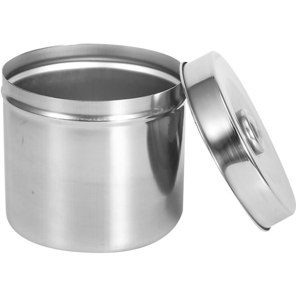 Pojemnik Na Maść Ze Stali Nierdzewnej, Pojemnik Na Waciki, Pojemnik Na Gazę Z Jodoforem 12Cm 4,7 Cala-image