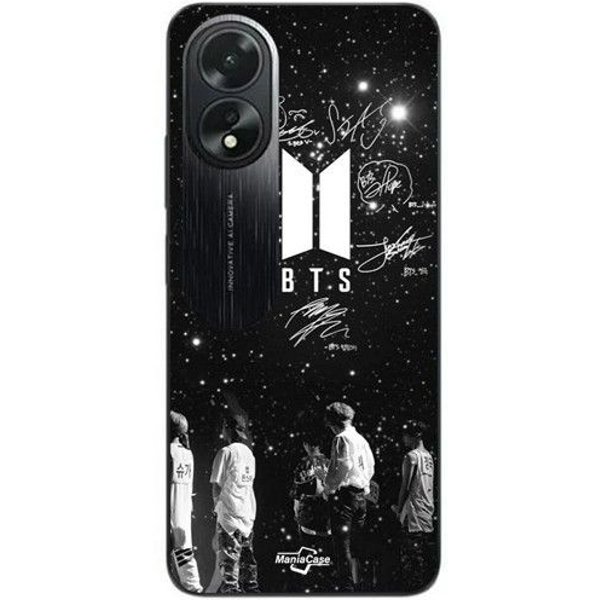 Coque Pour Oppo A58 Bts Signature Nuit Etoilé Maniacase Negro-image
