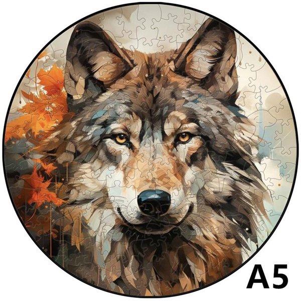 Unikalne Drewniane Puzzle ZwierzęTa Idealne Dla DorosłYch Dzieci Tajemniczy Lew Puzzle 3D Prezent Interaktywne Gry Zabawka Edukacyjna Cudowne-image