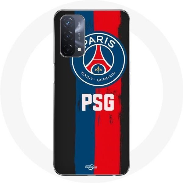 Coque Maniacase Pour Oppo A93 5G Paris Saint Germain Football Club Negro-image