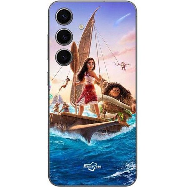 Coque - Disney - Vaiana 2 Equipage - Silicone - Souple - Samsung Galaxy S24 FE Negro-image