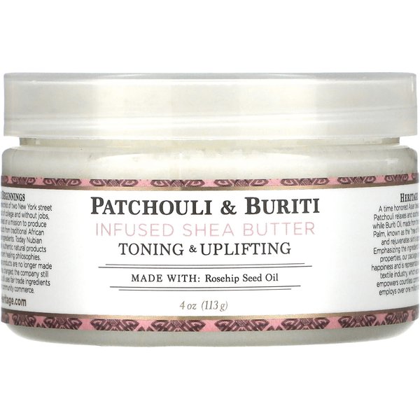 Nubian Heritage, Z MasłEm Shea, Paczulą I Buriti, 4 Fl Oz (113 GramóW) White-image