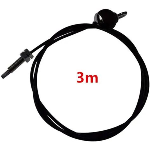 Cuerda De Cable De Acero Para Gimnasio De 2M-5M Piezas De Repuesto De Acero De Alta Resistencia Para Cable De Polea De Gimnasio En Casa Extras DiáMetro 5Mm Alta Calidad PráCtico Uso Diario-image