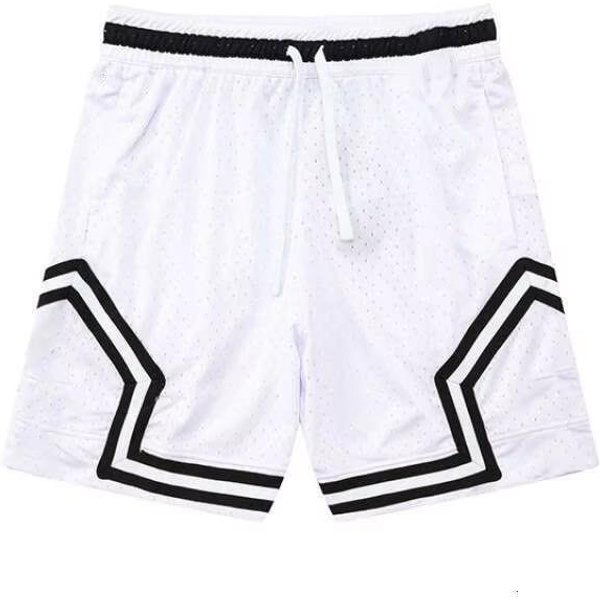 Nowa Moda Styl Vintage AmerykańSkie LuźNe Spodenki Koszykarskie Nowe Letnie Dla DorosłYch Sportowe Unisex KoszykóWka SzybkoschnąCe KróTkie Spodnie XXL White-image