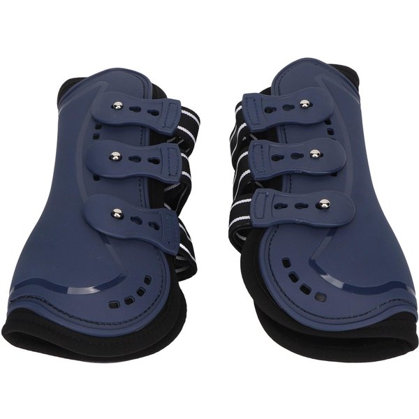 1 Par De Botas Para Piernas Delanteras De Caballo AbsorcióN De Impactos Ligeras Protectoras Para Piernas De Caballo Para EspectáCulo De Salto Entrenamiento Azul Medium 31.5X15.75In-image