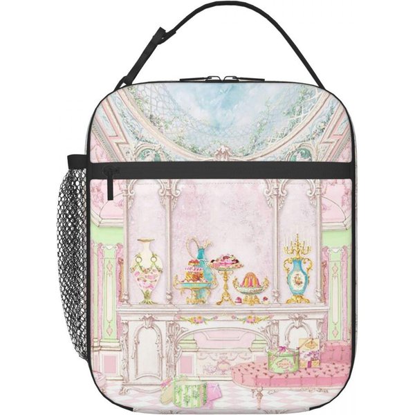 Francuska Cukiernia Marie Antoinette Izolowana Torba Na Lunch Dla Kobiet Biurowy Cooler Termiczne PudełKo Na Jedzenie Torba Tote Pojemniki Na Lunch One Size-image