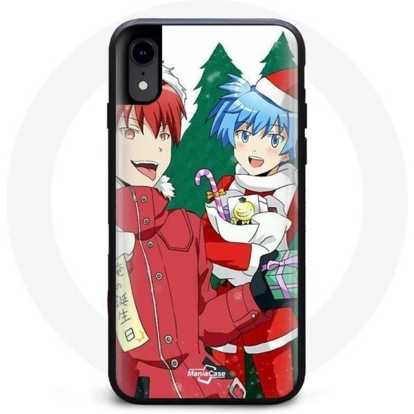 Funda Para Iphone XS Karma Y Nagisa Assassination Classroom Anime DíA De Navidad-image