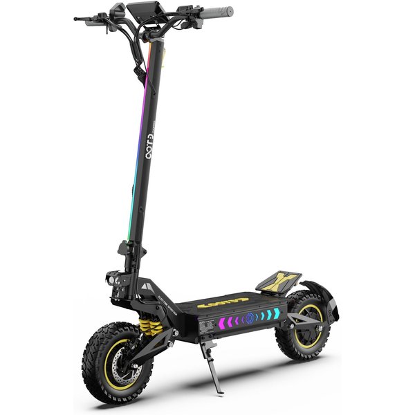Ootd T10PRO Electric Scooter, 52V 23.4Ah Battery, 11-Inch Tires, 25 Km/H Top Speed, 70 Km Range, Foldable. Available In Black And Yellow. L żółTy/Czarny-image