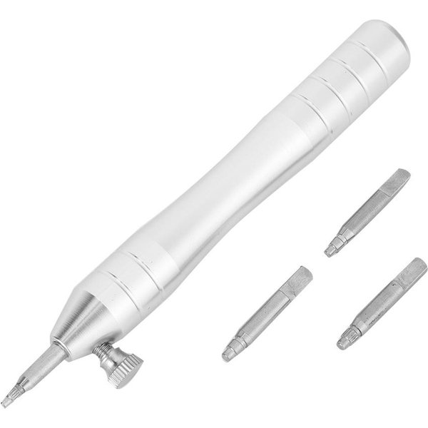 Extractor De Insertos De Tubo De Corona De Reloj De Acero Inoxidable Herramienta De ReparacióN De Relojes Para Relojeros Plata-image